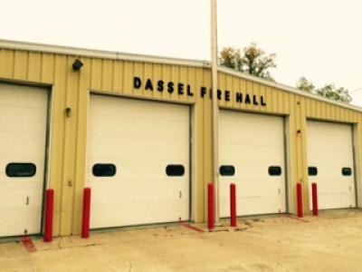 Fire Department Building and Truck Bays