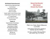 Grand Day Parade Program Front/Back page Grand Day Parade Program Front/Back page