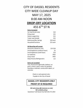 2025 City Wide Cleanup