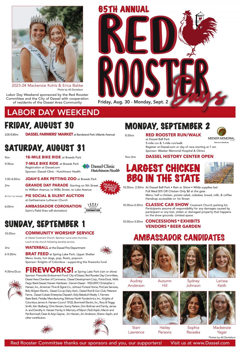 Red Rooster Days City of Dassel Minnesota